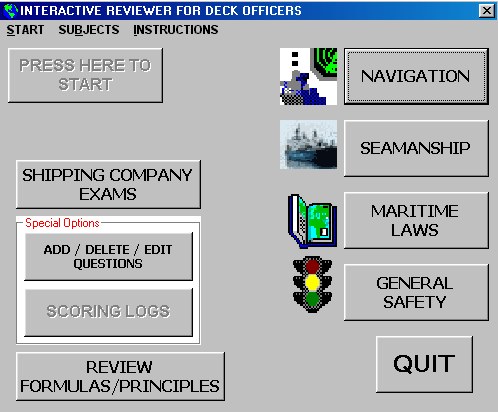 Mariner’s Examiner for Deck Officers and Ratings